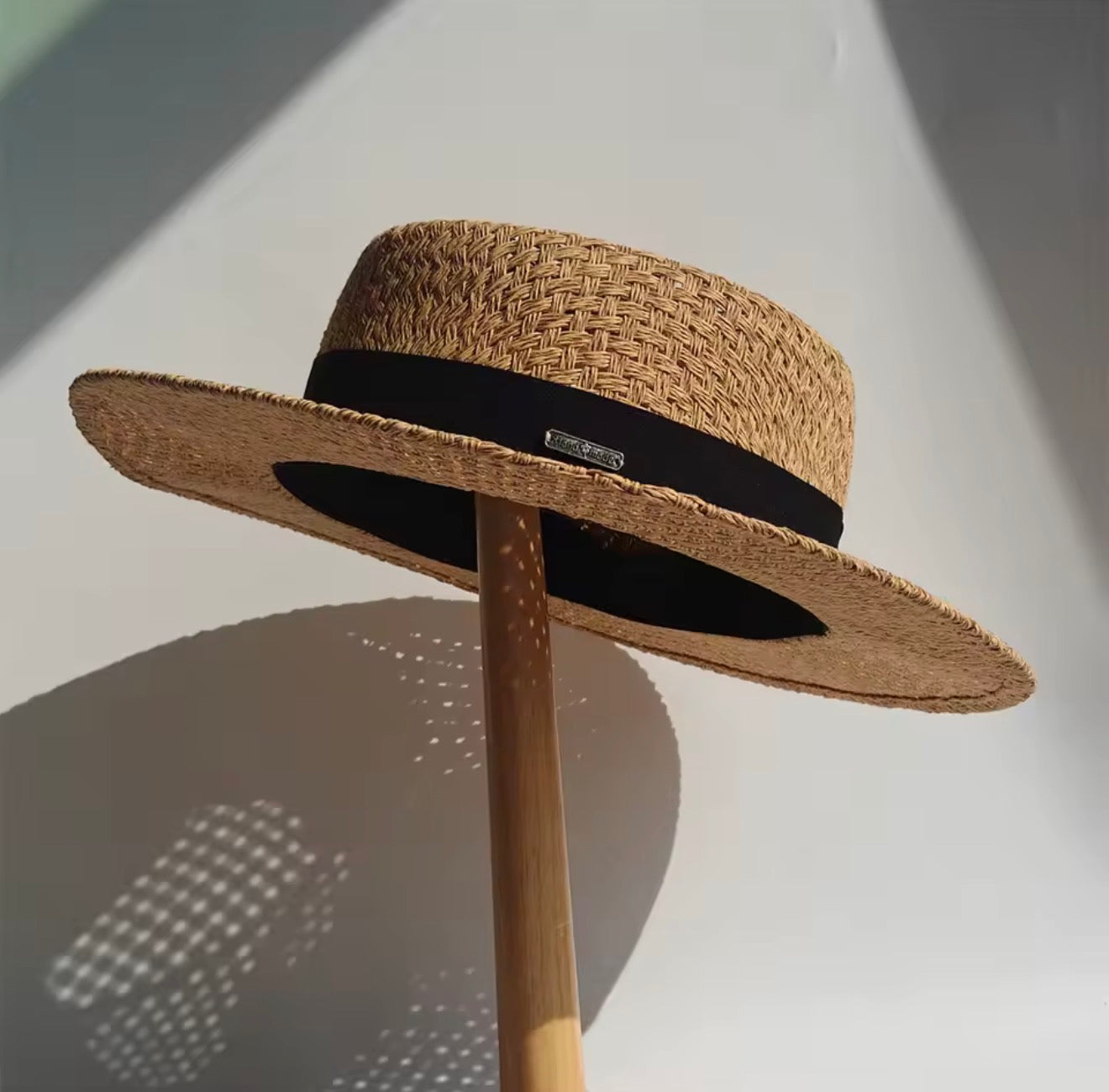 2026 Beach Straw Hat for Women Wide Brim UV Protection Boater Style Summer Hat