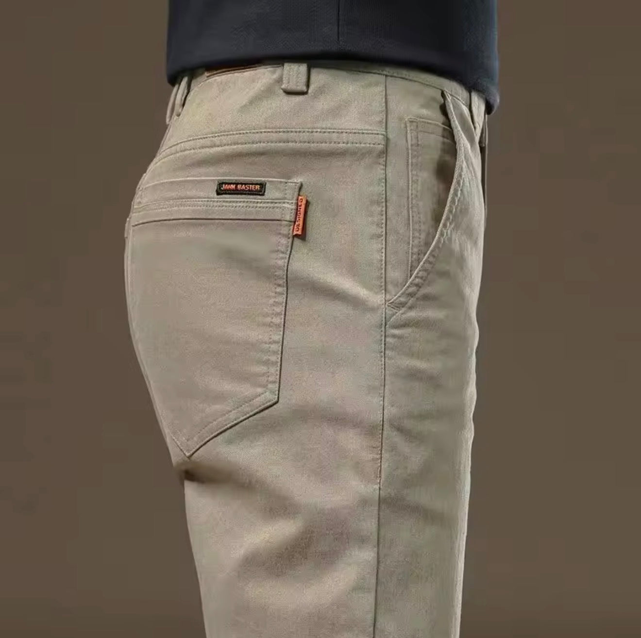 Summer Thin Cotton Men's Casual Pants Trendy Versatile Elastic Light Business Trousers Work Formal Slim Straight Pants