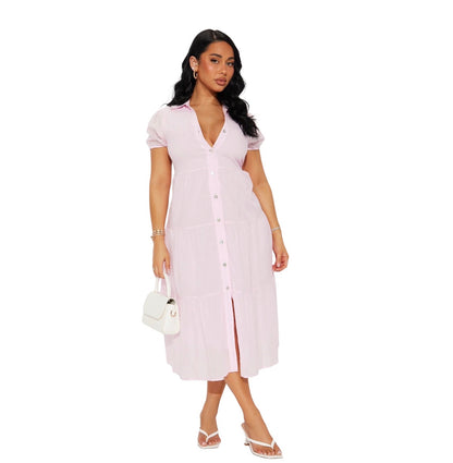 Stella Midi Dress Blush