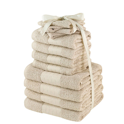 Luxury Dreamscene 100% Cotton Towel Set - Ultra Soft Bath, Hand, and Face Cloths for Ultimate Comfort