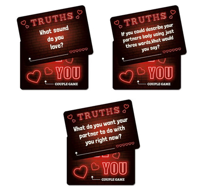 Truth or Dare Card Games Perfect for Boyfriend Girlfriend Valentine's Day Gifts for Her Him Anniversaries Gift for Women Men Birthday Christma
