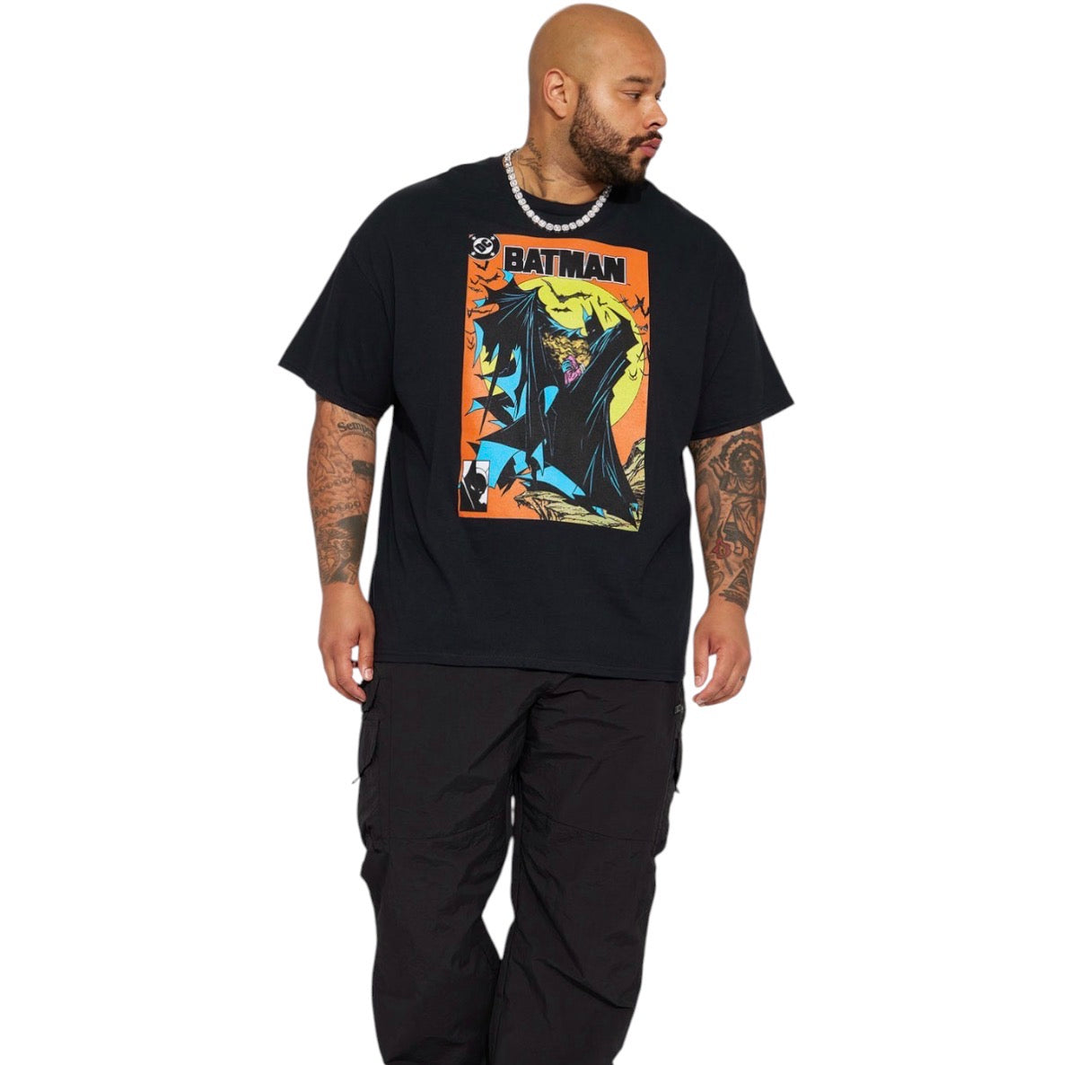 Echo Nylon Straight Cargo Pants Black