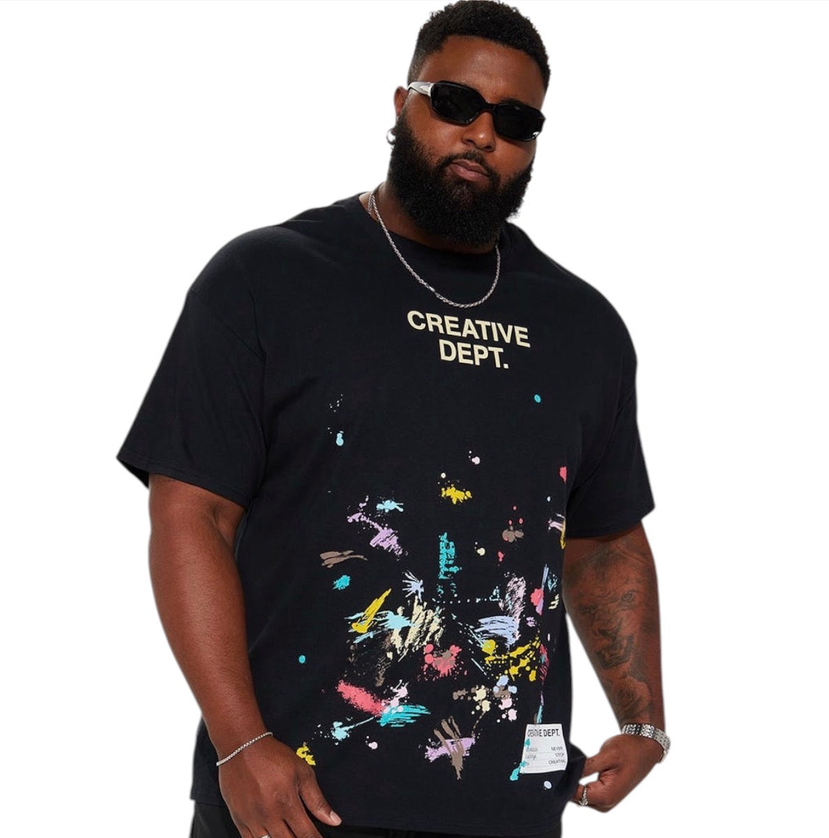 Creative Dept Short Sleeve Tee Black