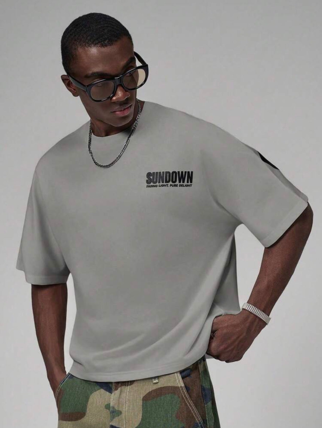 STYNVO Men’s Letter Graphic T Shirt