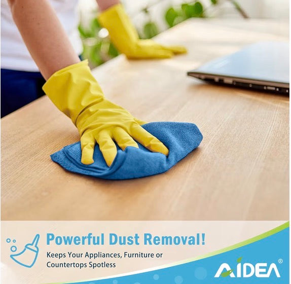 AIDEA Microfibre Cleaning Cloths 8 Pack