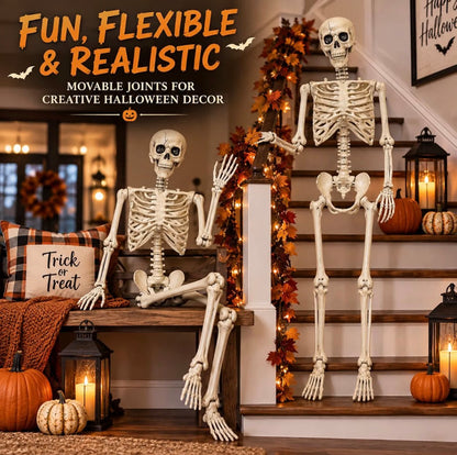 165cm Poseable Skeleton Halloween Decoration | Minja Superstore