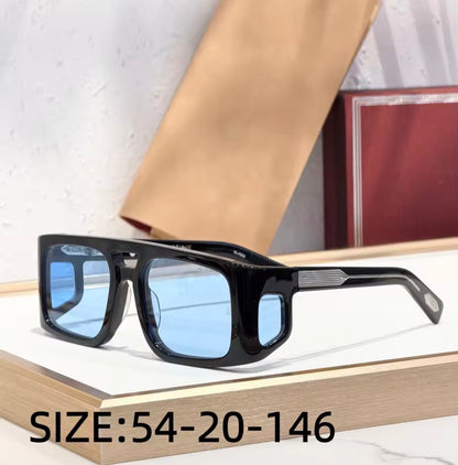 JMM-WINDSOR Rectangular Sunglasses Thick Acetate Double Bridge High Quality UV400 Gift Men Women