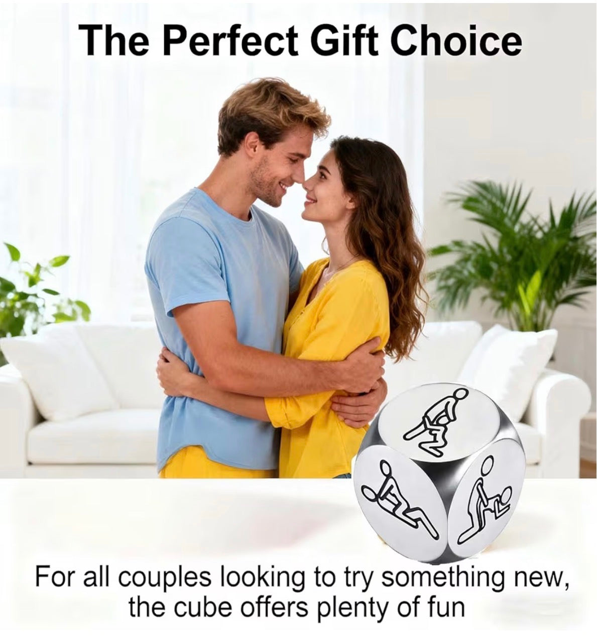 Dice Set, Valentines Gifts for Him and Her, Anniversary and Date Night Gifts for Couples, Boyfriend Husband, 2026 Advent Calendar, Christmas Stocking Fillers for Men and Women