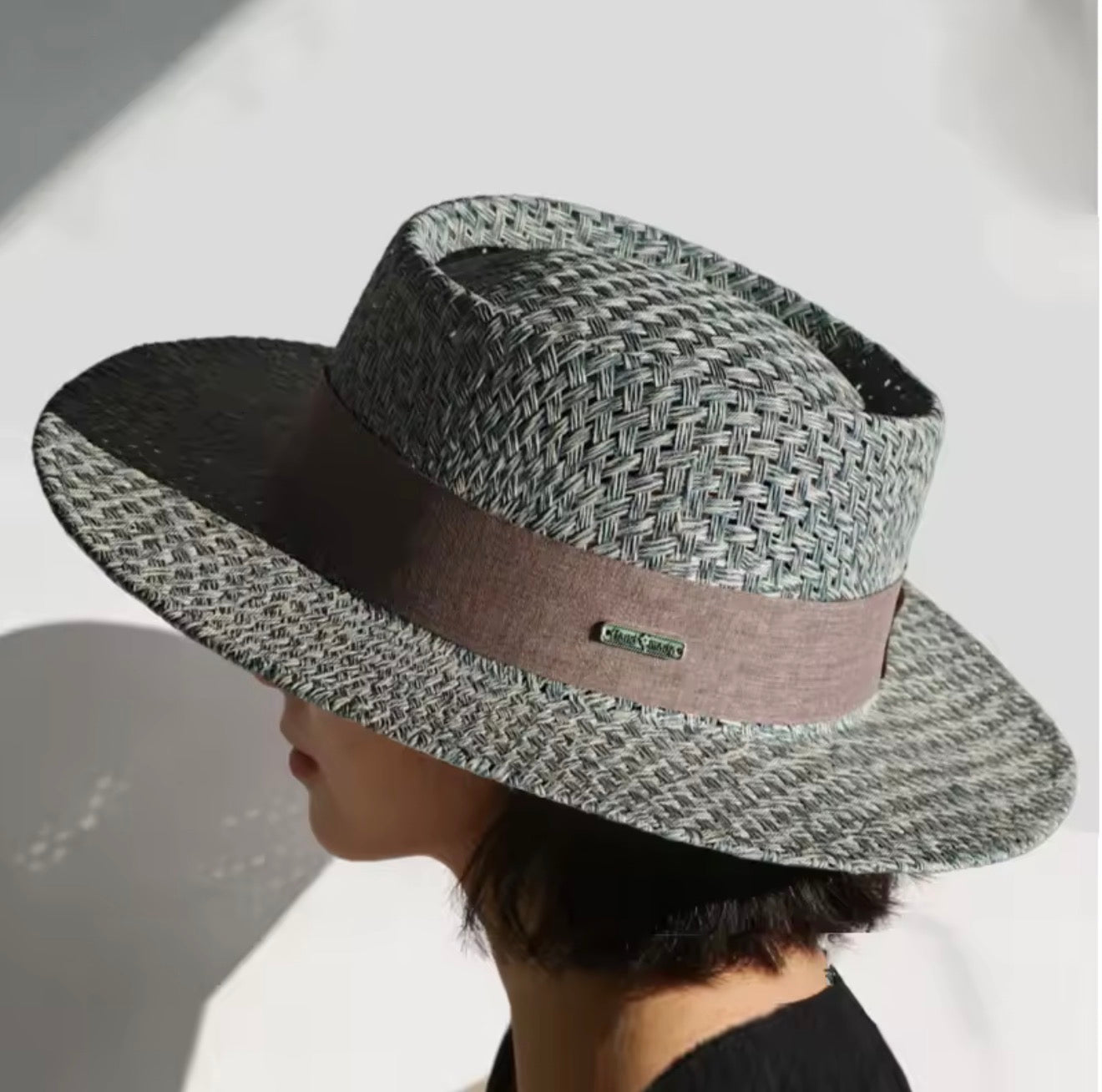 2026 Beach Straw Hat for Women Wide Brim UV Protection Boater Style Summer Hat