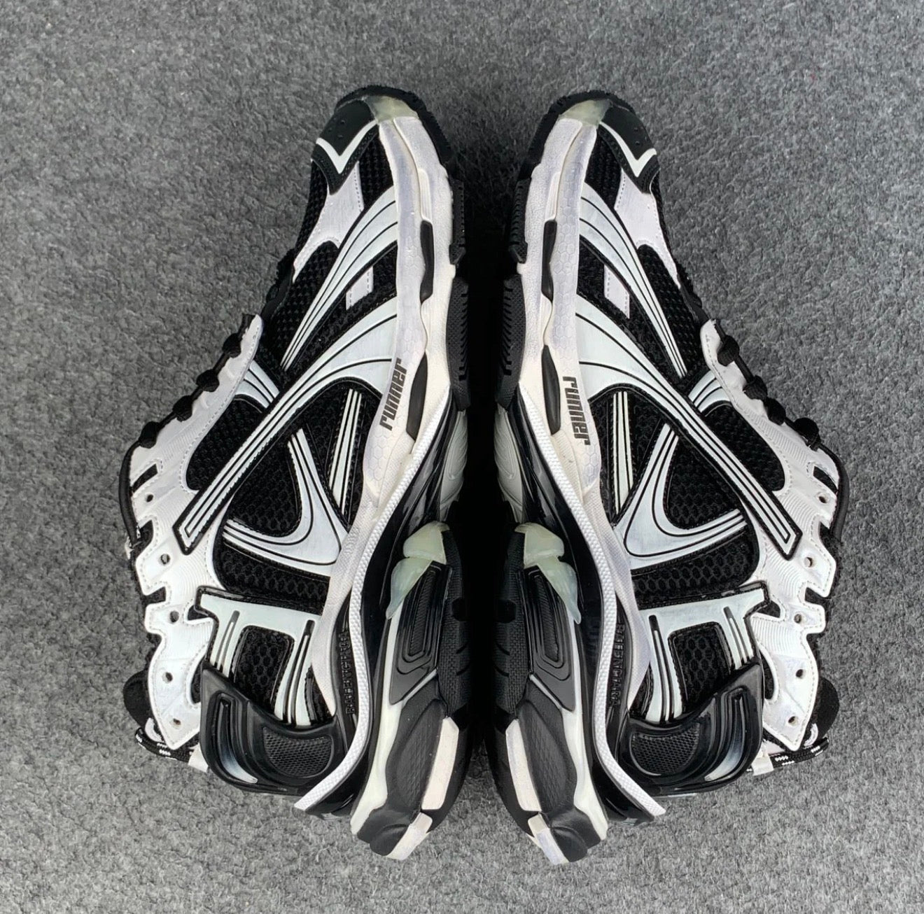 Balenciaga Runner Sneaker 'White Black White'