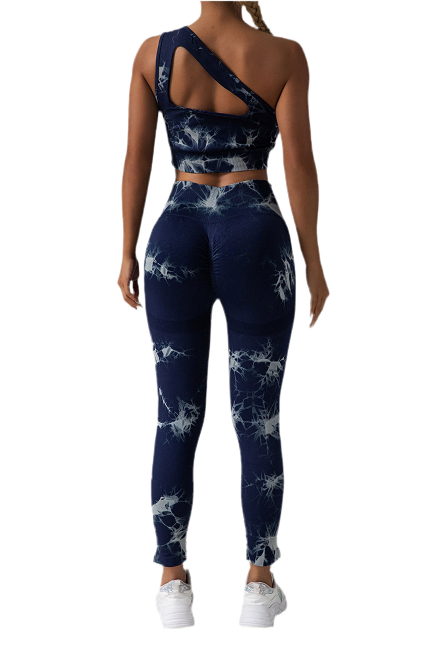 Women's Seamless High-Waisted Tie-Dye Leggings