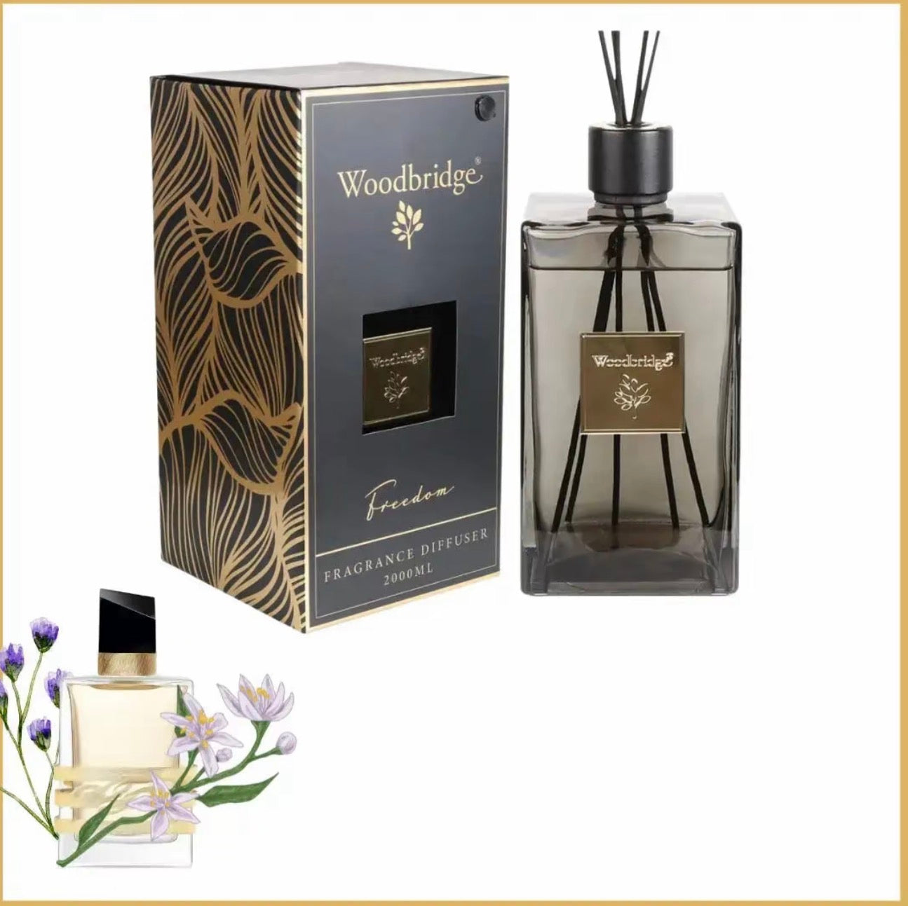 Woodbridge 2000ml Reed Diffuser Luxury Home Fragrance
