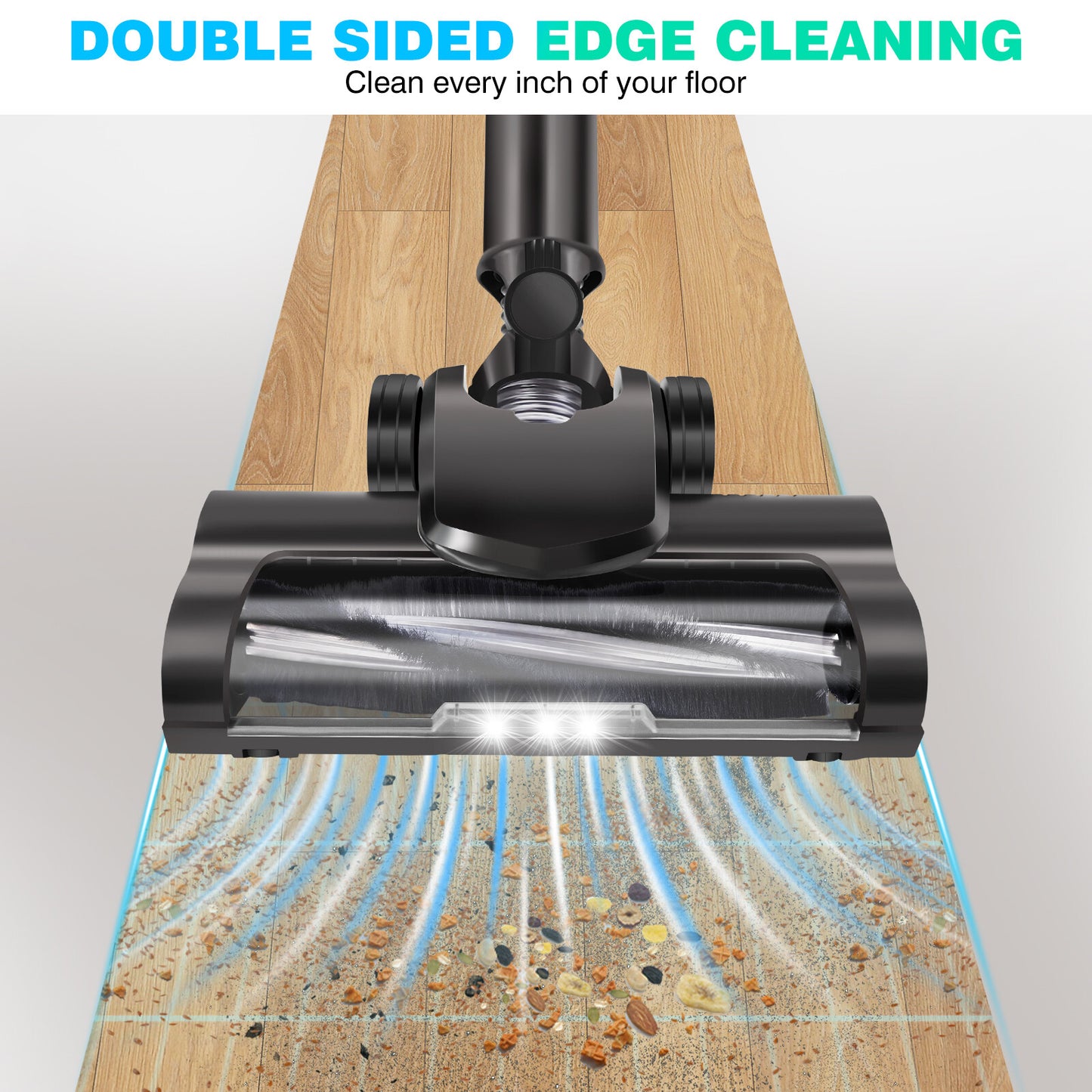 3In1 Cordless Vacuum Cleaner Upright Handheld Stick Lightweight Bagless