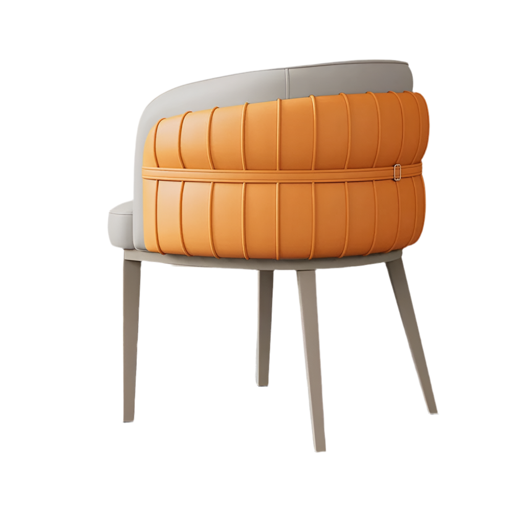 Light Luxury Restaurant Chair Upholstery Design Armchair Home Kitchen Backrest Stool Modern Simple Hotel Cafe Dining Chair