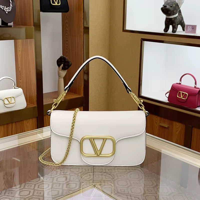 Popular High-End Chain Small Square Bag, Fashionable and Versatile, Light Luxury, Niche Single Shoulder Crossbody Bag for Women