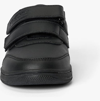 Kickers Kids Mervan Unisex Black School Shoes Trainer Style