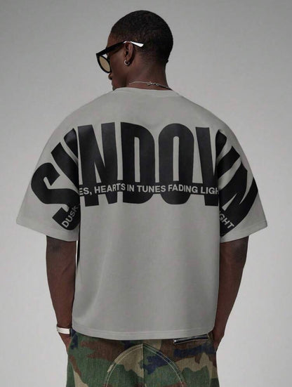 STYNVO Men’s Letter Graphic T Shirt