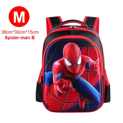 Boy Schoolbag Spiderman Captain America Children Kindergarten School Bag Teenager Kids Student Backpack