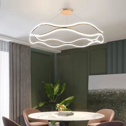 Living Room Ceiling Chandelier with Remote Dimming Modern Dining Room Pendant Lamp Home Decor Luxury Bedroom LED Hanging Lights