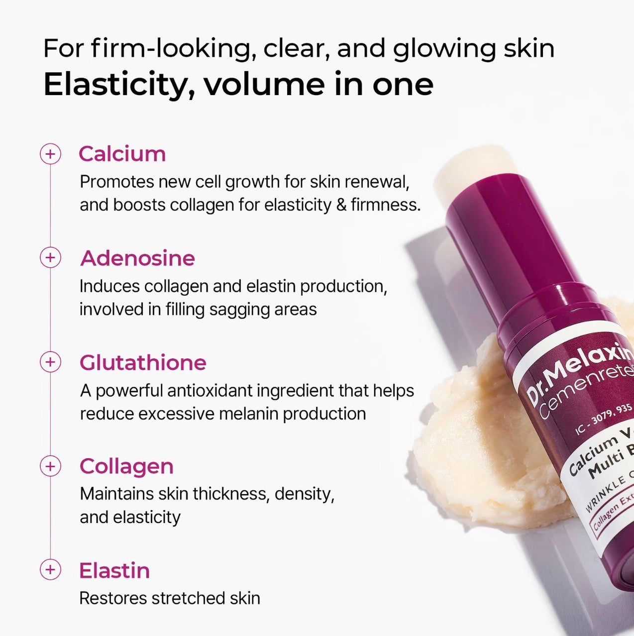 Dr.Melaxin Cemenrete Calcium Multi Balm 9g Korean Anti-Ageing Stick