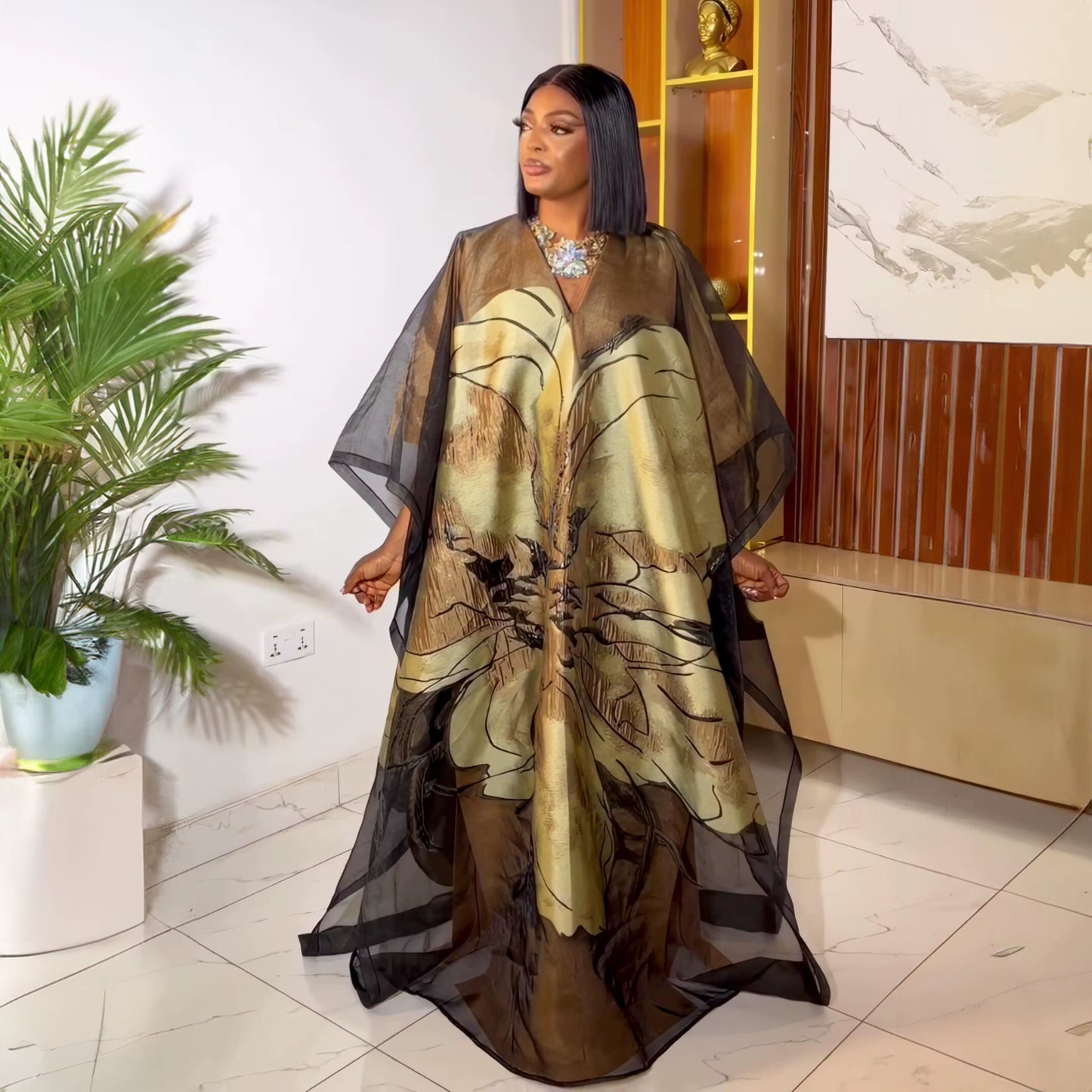 Luxury Two-Piece New Design African Dresses for Woman Embroidery Premium Clothing African Dresses for Woman Party for Women