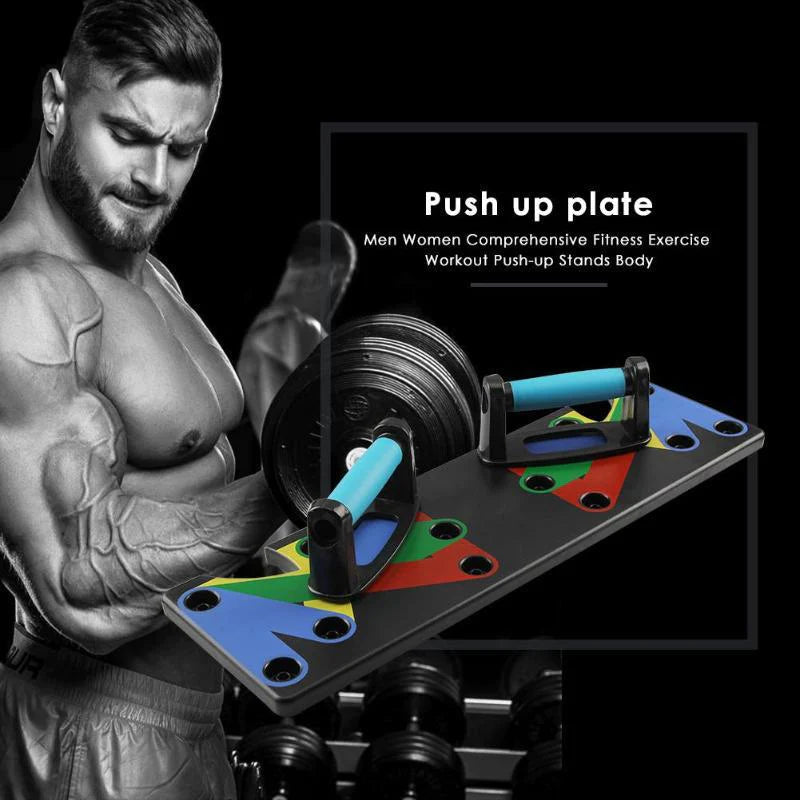 Nine-Function Push-Up Board for Home Fitness Enthusiasts