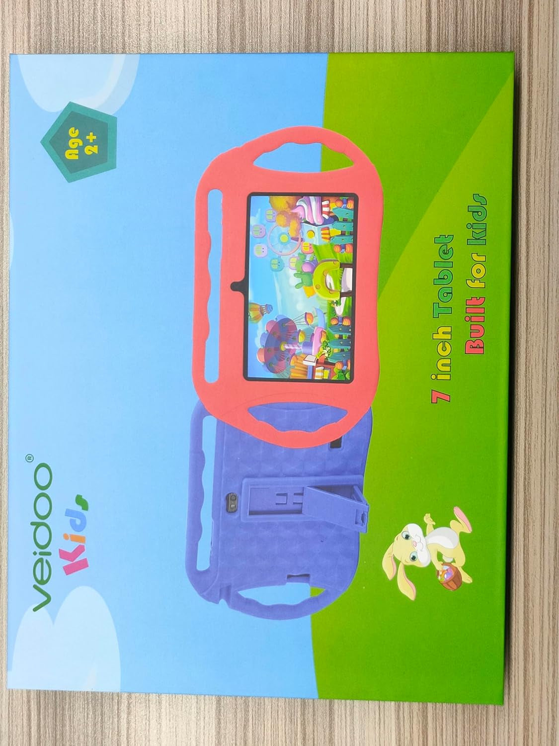 Kids Tablet for Toddlers 7 Inch Android 2GB+32GB, Wifi, GMS, IPS, Games, Android with Parental Control, Learning Educational Toddler Tablet with Silicone Case