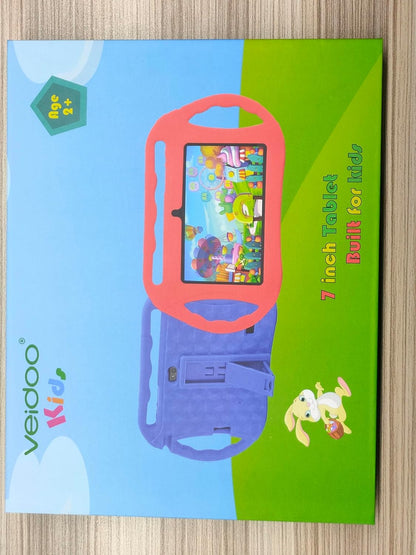 Kids Tablet for Toddlers 7 Inch Android 2GB+32GB, Wifi, GMS, IPS, Games, Android with Parental Control, Learning Educational Toddler Tablet with Silicone Case