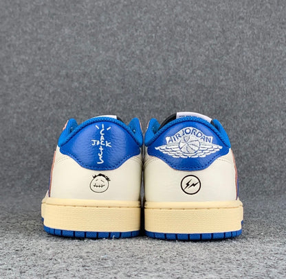 Fragment Design x Travis Scott x Air Jordan 1 Retro Low OG SP 'Sail Military
Blue'