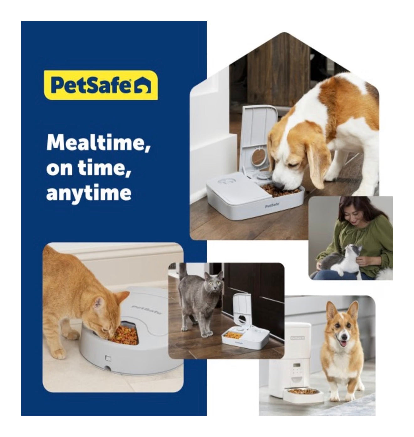 PetSafe 2 Meal Automatic Pet Feeder Grey