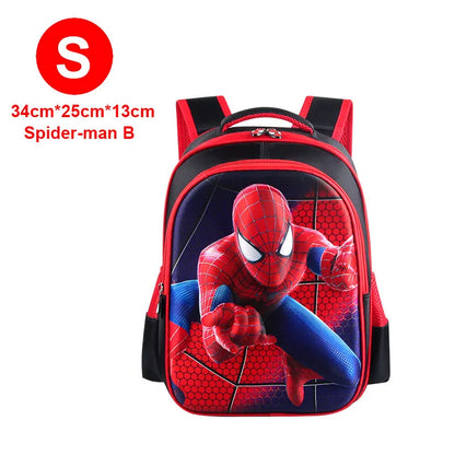 Boy Schoolbag Spiderman Captain America Children Kindergarten School Bag Teenager Kids Student Backpack