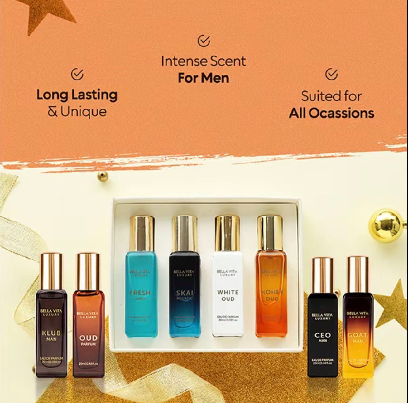 BellaVita HIM N’MORE Perfume Set