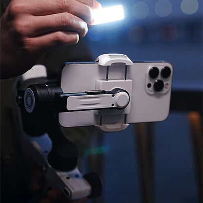 Scorp Mini-P Kit 3 Axis Smartphone Gimbal, AI Tracker, Fill Light, for Iphone 16 Pro Max and Android Stabilizer