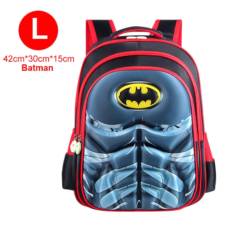 Boy Schoolbag Spiderman Captain America Children Kindergarten School Bag Teenager Kids Student Backpack