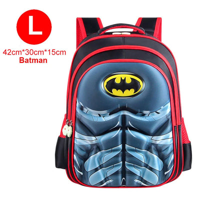 Boy Schoolbag Spiderman Captain America Children Kindergarten School Bag Teenager Kids Student Backpack