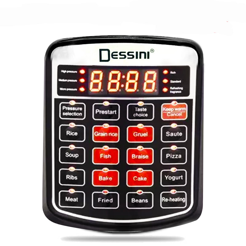 16-In-1 Multi Cooker 6L Pressure Non-Stick Rice Slow Cook Keepwarm Digital 1000W