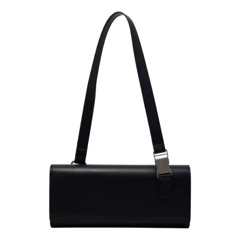 PU Leather Shoulder Bag for Women, Ladies' Purse, Rectangle, Solid, Female Handbag, High Quality, Klein Blue, Underarm, Fashion