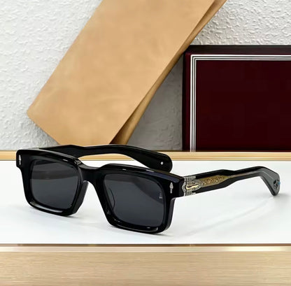 Luxury Fashion Trend Vintage  Sunglasses BELVEDERE Thick Acetate Retro Square Style Unisex A+ High Quality