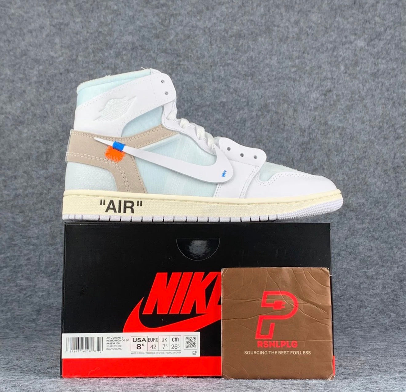 Virgil Abloh Archive X Air Jordan 1 High 'Alaska'