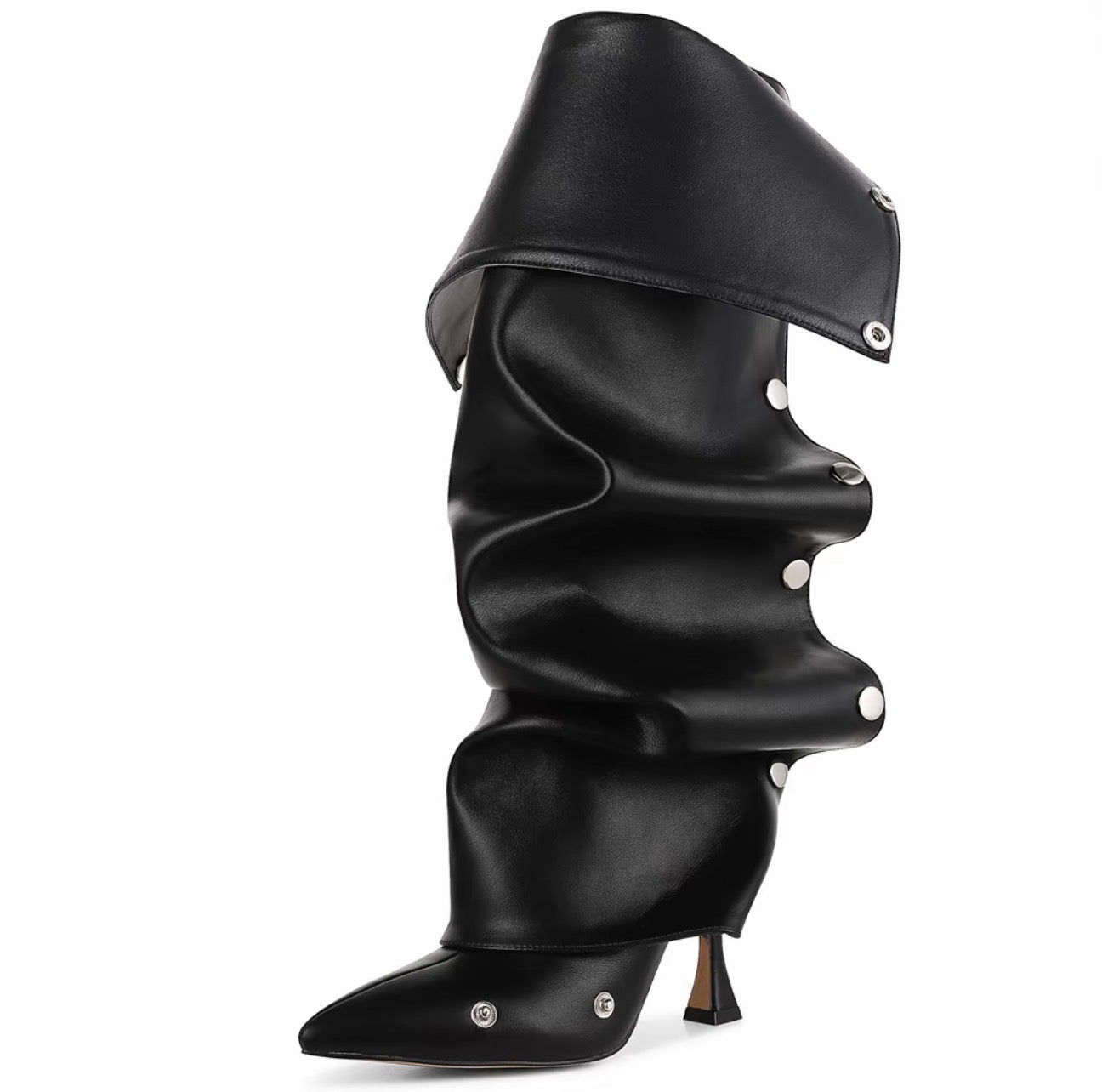 Women’s Knee High Slouchy Shark Boots