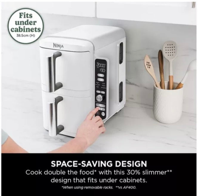 Double Stack XL 2 Drawer Air Fryer 9.5L | SL400UK - White
