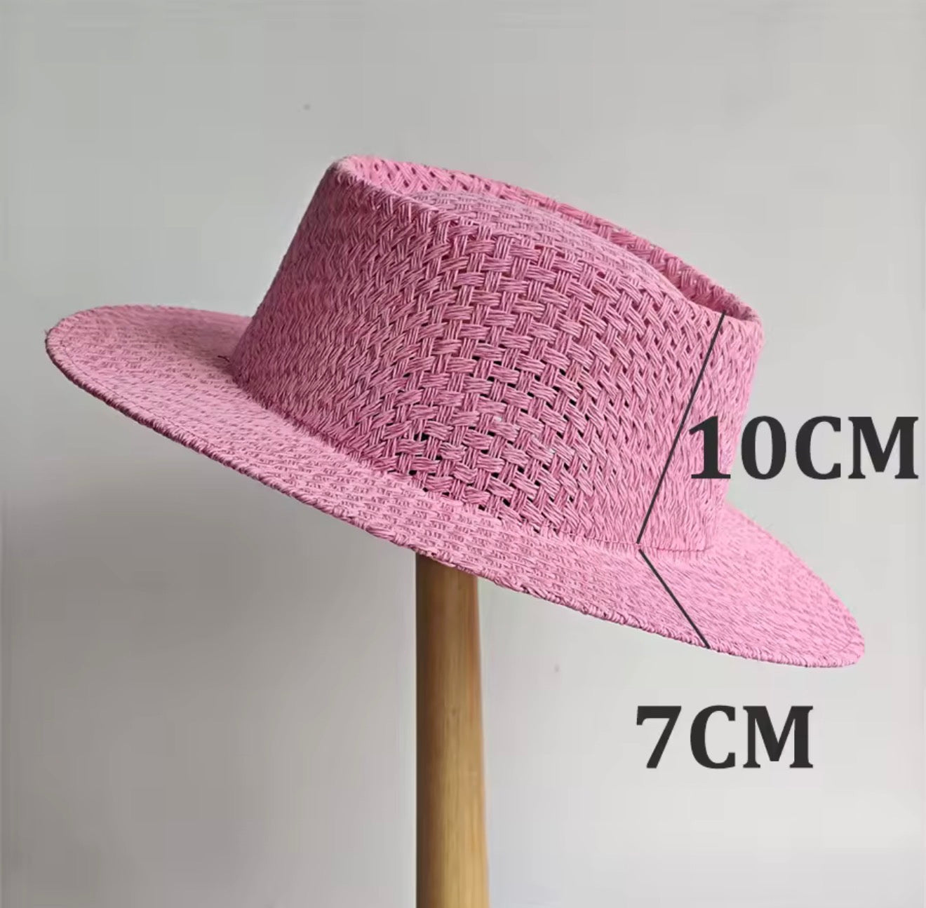 2026 Beach Straw Hat for Women Wide Brim UV Protection Boater Style Summer Hat