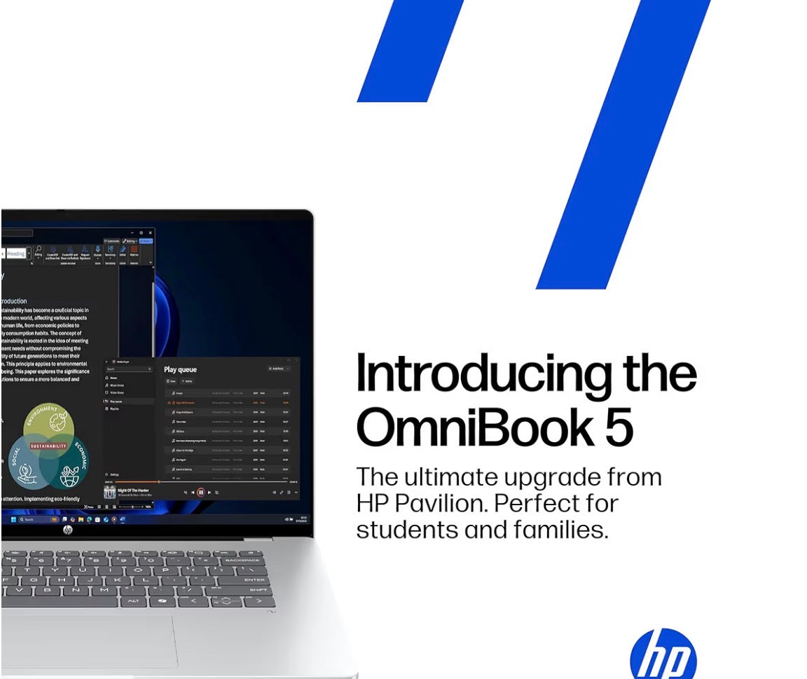 HP OmniBook X 14 Snapdragon X Elite 16GB 1TB 2.2K Touchscreen AI PC