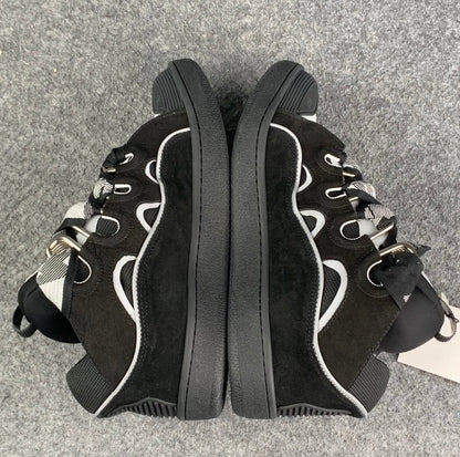 Lanvin Curb Sneakers 'Black Grey'