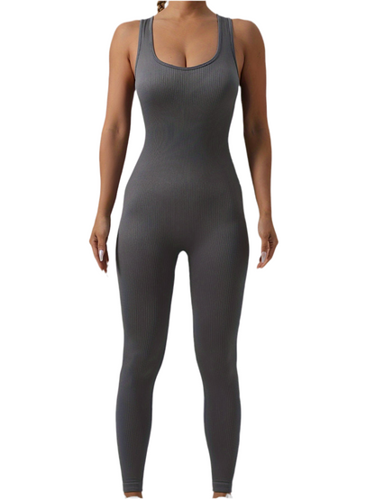 3-Pack Women’s Ribbed One-Piece Jumpsuit – Sensual, Sculpting & Sporty