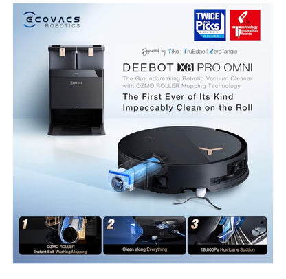 ECOVACS DEEBOT X8 PRO OMNI Robot Vacuum & Mop