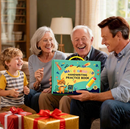 Magic Groove 7 Book Reusable Handwriting Practice Set for Kids