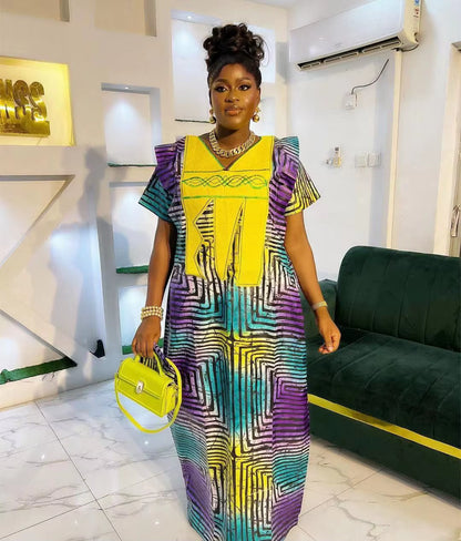 African Dresses for Women Traditional Africa Clothing Dashiki Ankara Outfits Gown Abayas Robe Muslim Kaftan Maxi Long Dress 2025