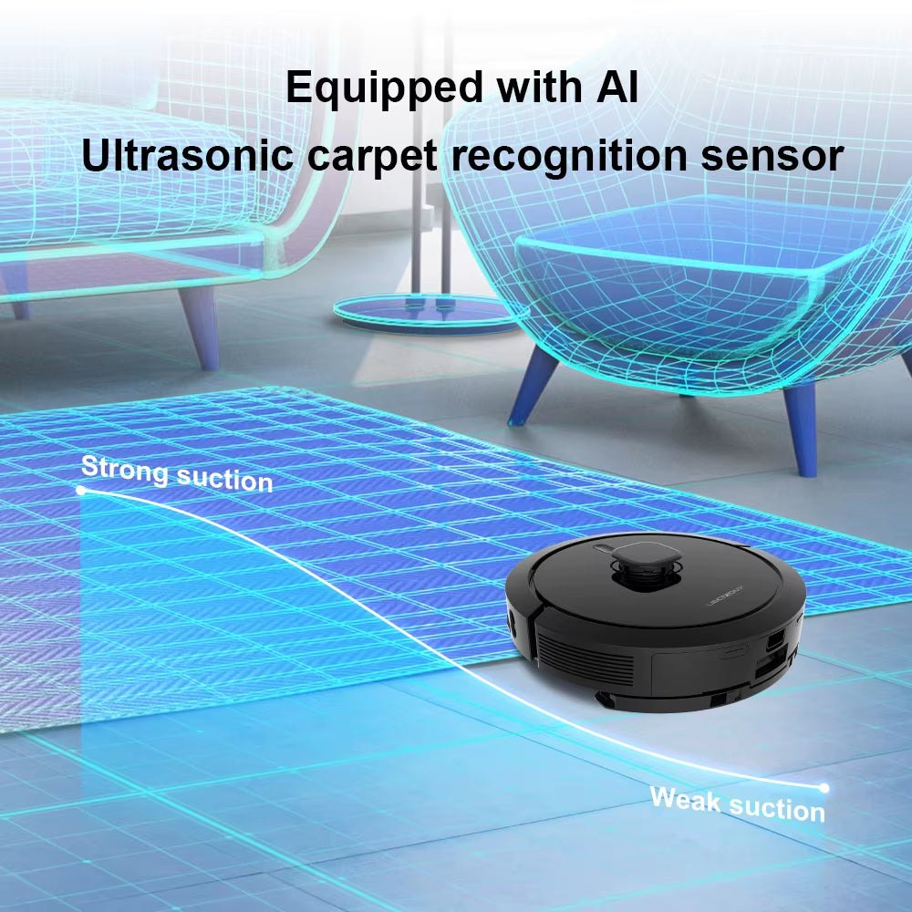 G7 LDS Robot Vacuum Cleaner & Mop Combo,Self Empty,Laser Lidar,Multi-Floor Map,6.5Kpa,Smart Home Wet Dry Appliance