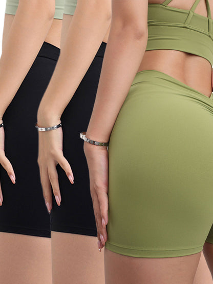 3-Pack High-Waisted Butt-Lifting Yoga Shorts – Sculpt, Lift & Move Freely